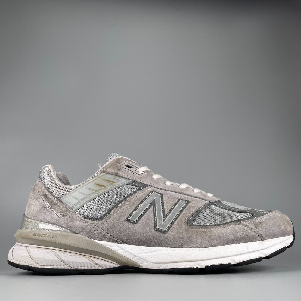 New Balance 990v5 Men's Size 13 D Gray Suede Casual Low Top Shoe Walking Sneaker - Picture 6 of 9